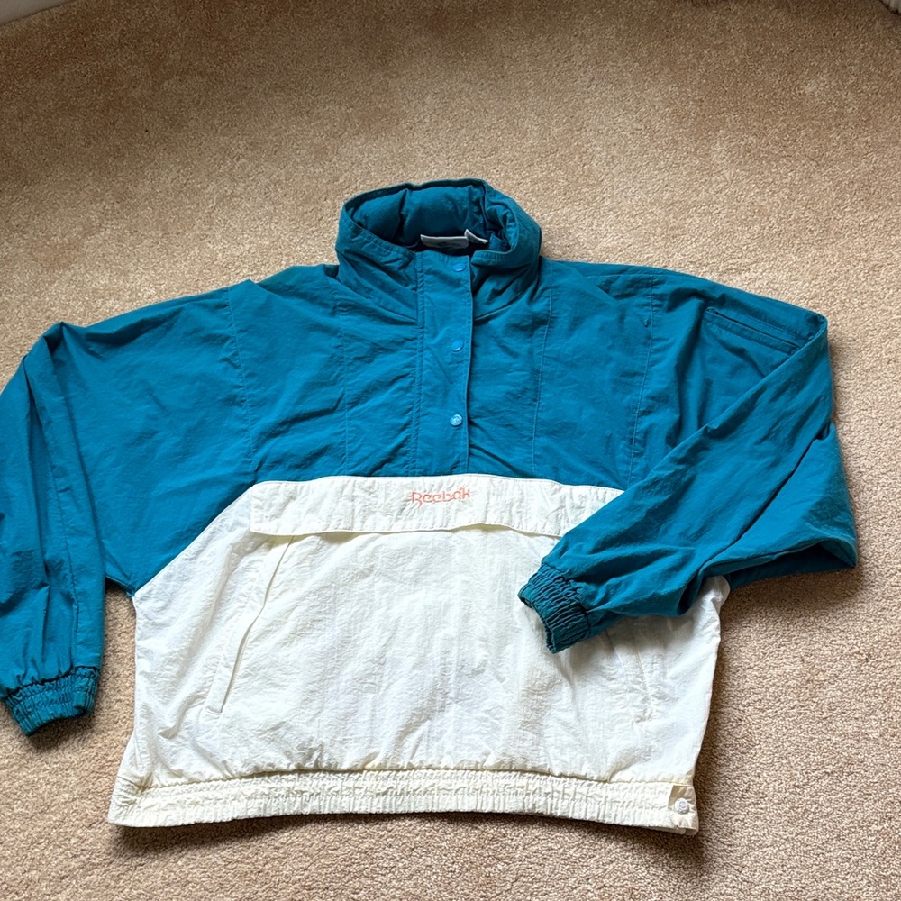 Vintage Reebok windbreaker jacket
